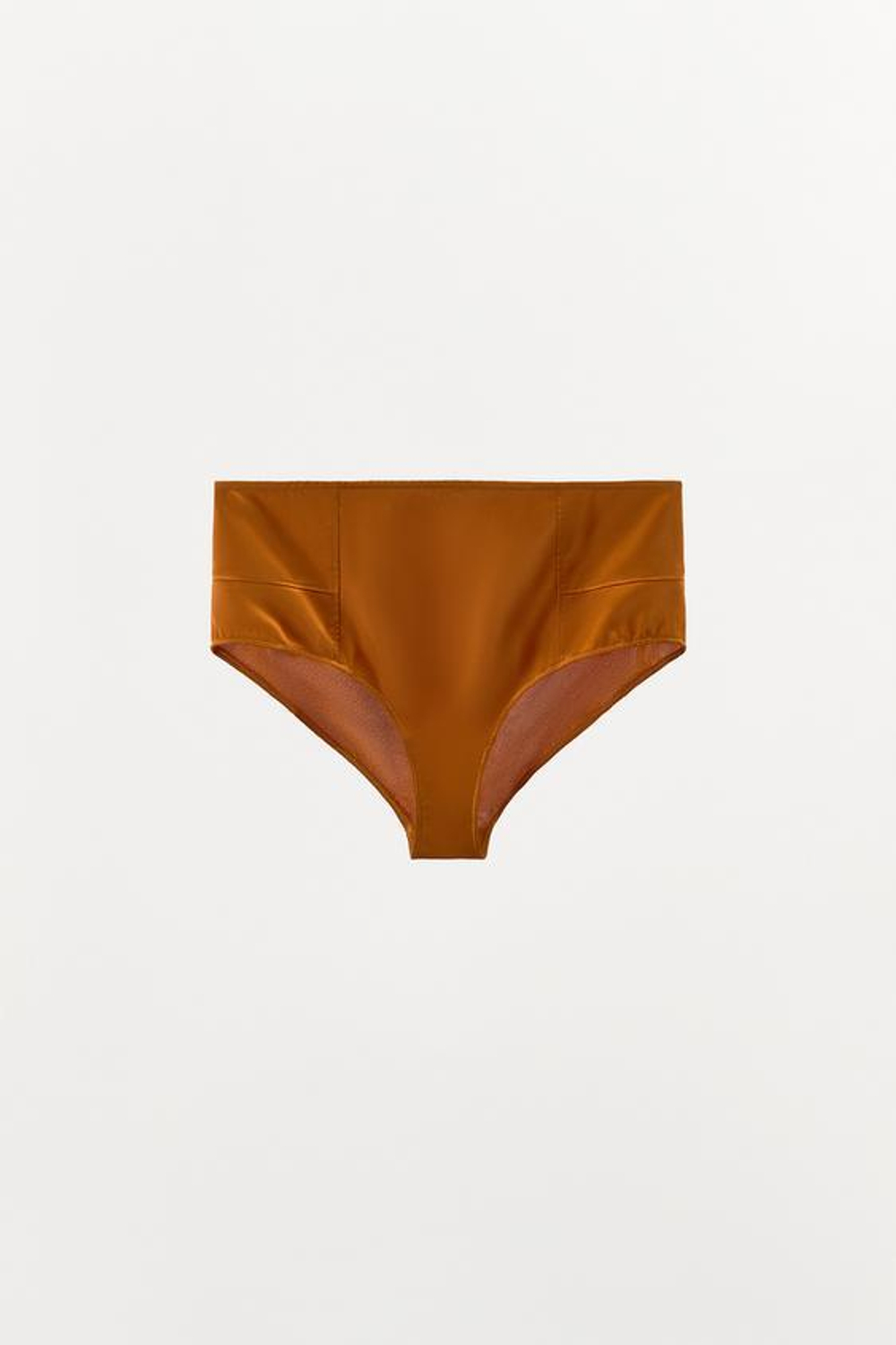 ZARA ТРУСЫ-ШОРТЫ С ШИРОКИМ ПОЯСОМ, ОРАНЖЕВЫЙ