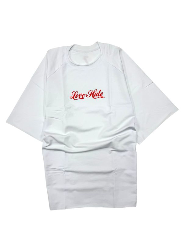 Футболка оверсайз(унисекс) плотная «LOVE HATE»