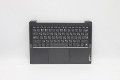 Верхняя панель с клавиатурой (топкейс) для ноутбука Lenovo IdeaPad 5 Pro-14ITL6. раскладка - русская, без подсветки, серая (5CB1C04949), оригинал
