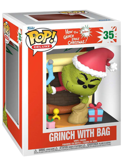 Фигурка Funko POP! Deluxe How the Grinch Stole Christmas Grinch w/Bag (35) 80972