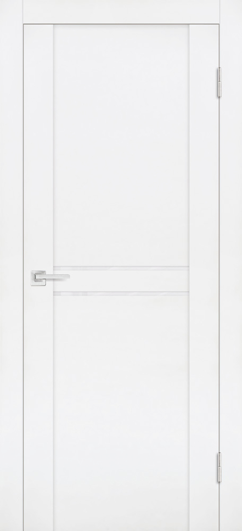 Дверь PST-4 / Цвет белый бархат / белоснежный лакобель / Двери PROFILO PORTE