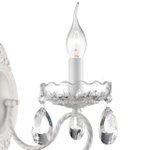 8189/1W CLASSI LN26 091 белый металл/хрусталь Бра E14 1*40W 220V SNOW