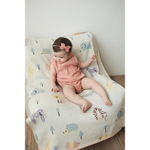 Боди из хлопкового муслина цвета пыльной розы из коллекции essential 6-9m