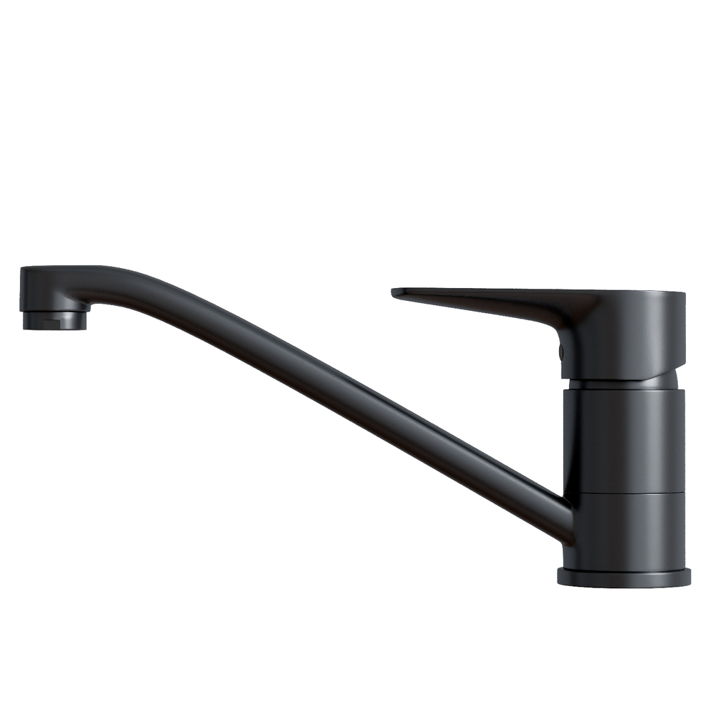 Смеситель для кухни 35k MIXLINE ML14-03GR б/отв п/гайку ГРАФИТ (без подводки)