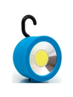 Фонарь LED 1хCOB (2W), 3xAAA, магнит, крючок