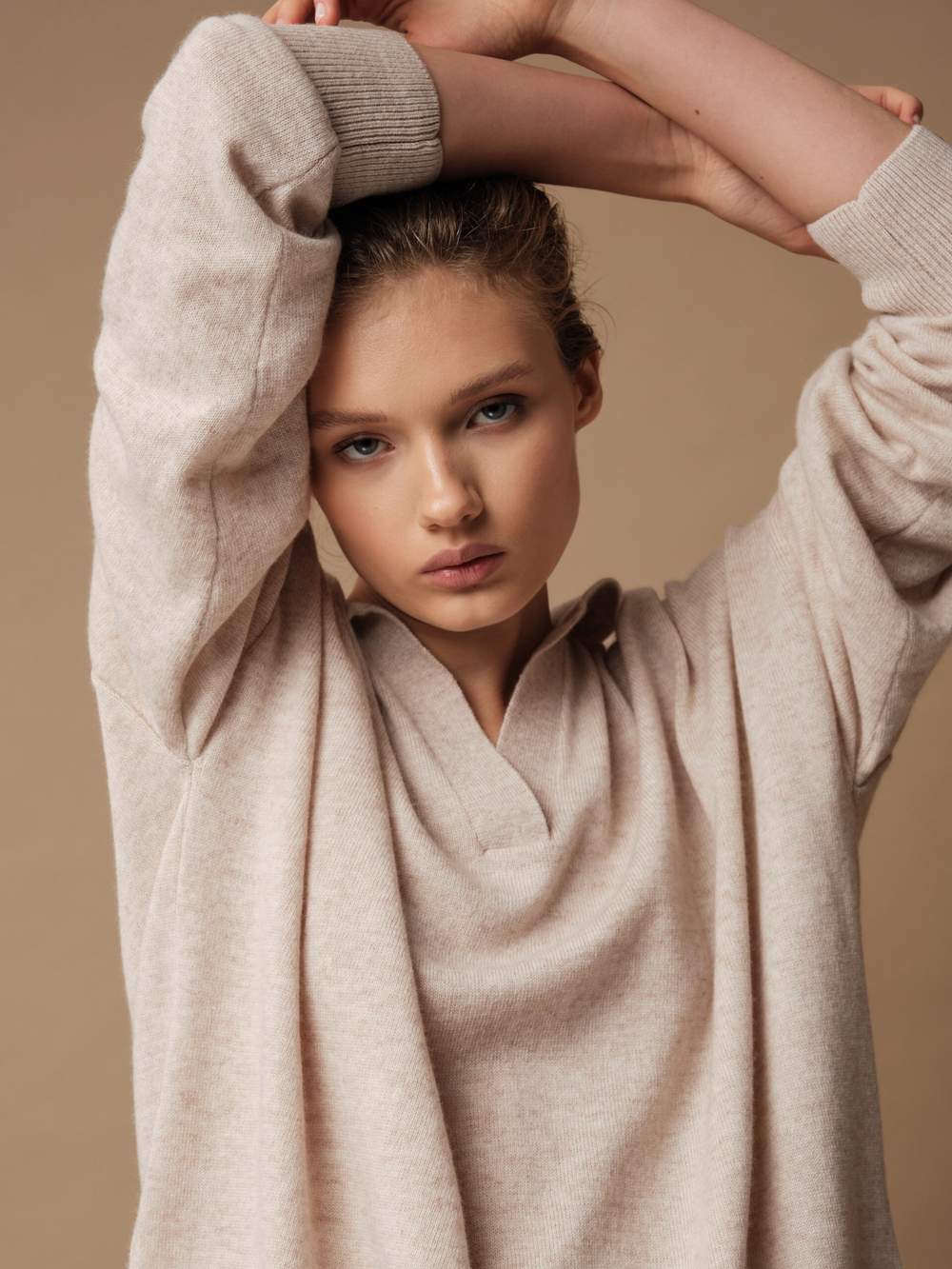 J0461-8006 Джемпер-поло женский, жемчужный dbr