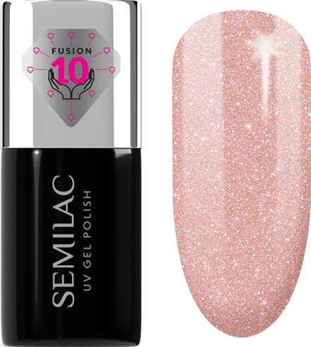 Semilac UV Hybrid Extend Care 5in1 - Гибридный лак для ногтей с питательным эффектом, 7 ml