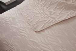 Покрывало 230х250 и 2 наволочки 50х70 Sofi De MarkO Джозефина светло-розовое