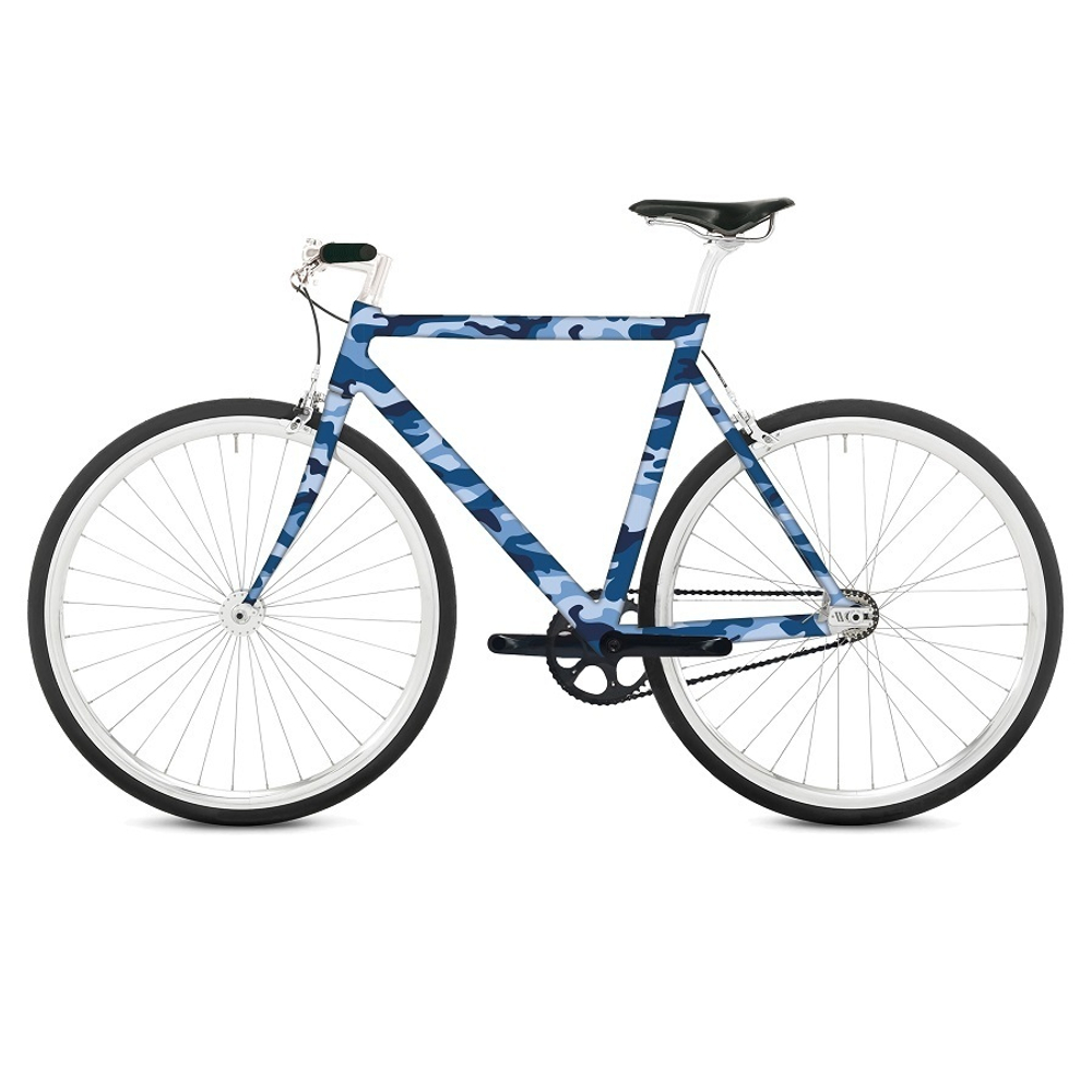 Наклейка на раму велосипеда remember, camouflage