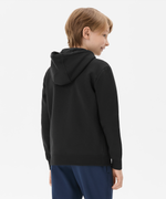 Флисовое худи на молнии ESSENTIAL Cotton Fleece FZ Hoodie, черный, детский