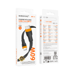 Кабель TypeC - TypeC BOROFONE BX118 60W (черный) 1м