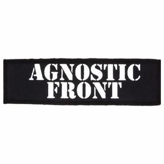 Нашивка Agnostic Front (125х40)