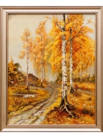 Картина маслом Золотая осень Копия Ю. Клевер. Шведова