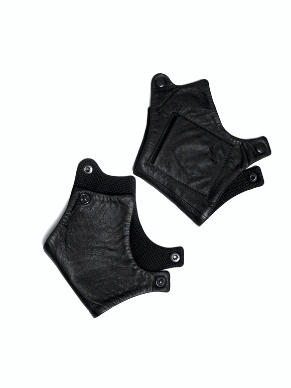 Гамаши кожаные