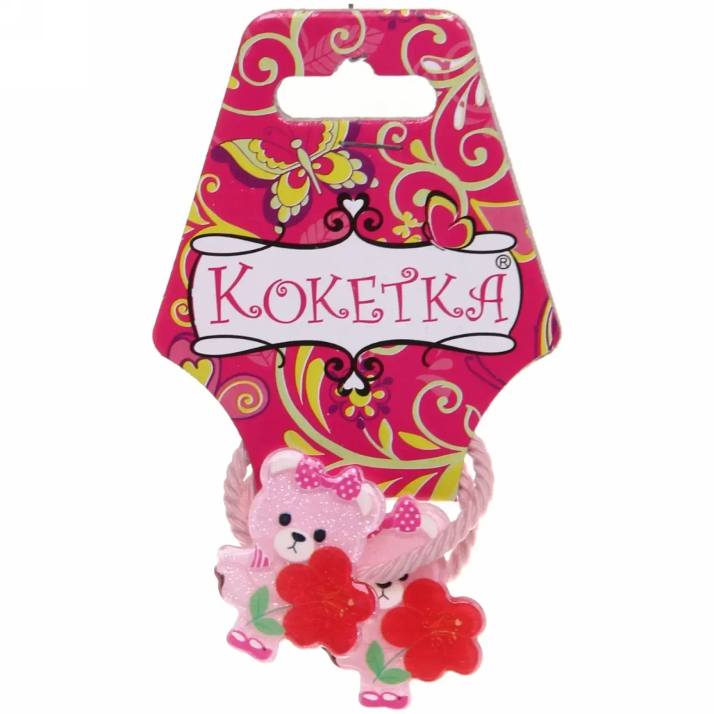 Резинки для волос 2 шт детские «Puppi- Мишки», микс 4 цвета, d-3 см