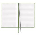 Блокнот А5 (148х213 мм), BRAUBERG "Tweed", 112 л., гибкий, под ткань, линия, зеленый, 110968