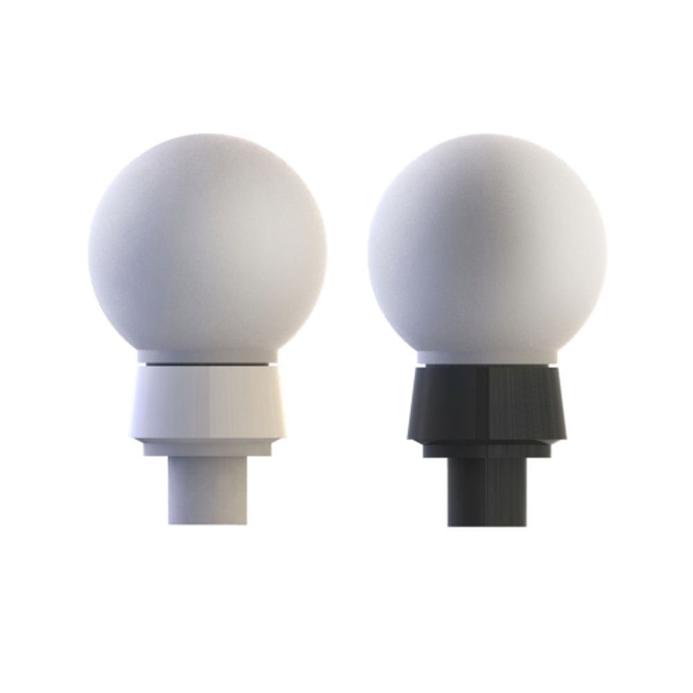 Светильник ЭРА НБП 01-60-004 c прямым основанием Гранат полиэтилен IP20 E27 max 60Вт D150 шар белый | Светильники ЖКХ IP20