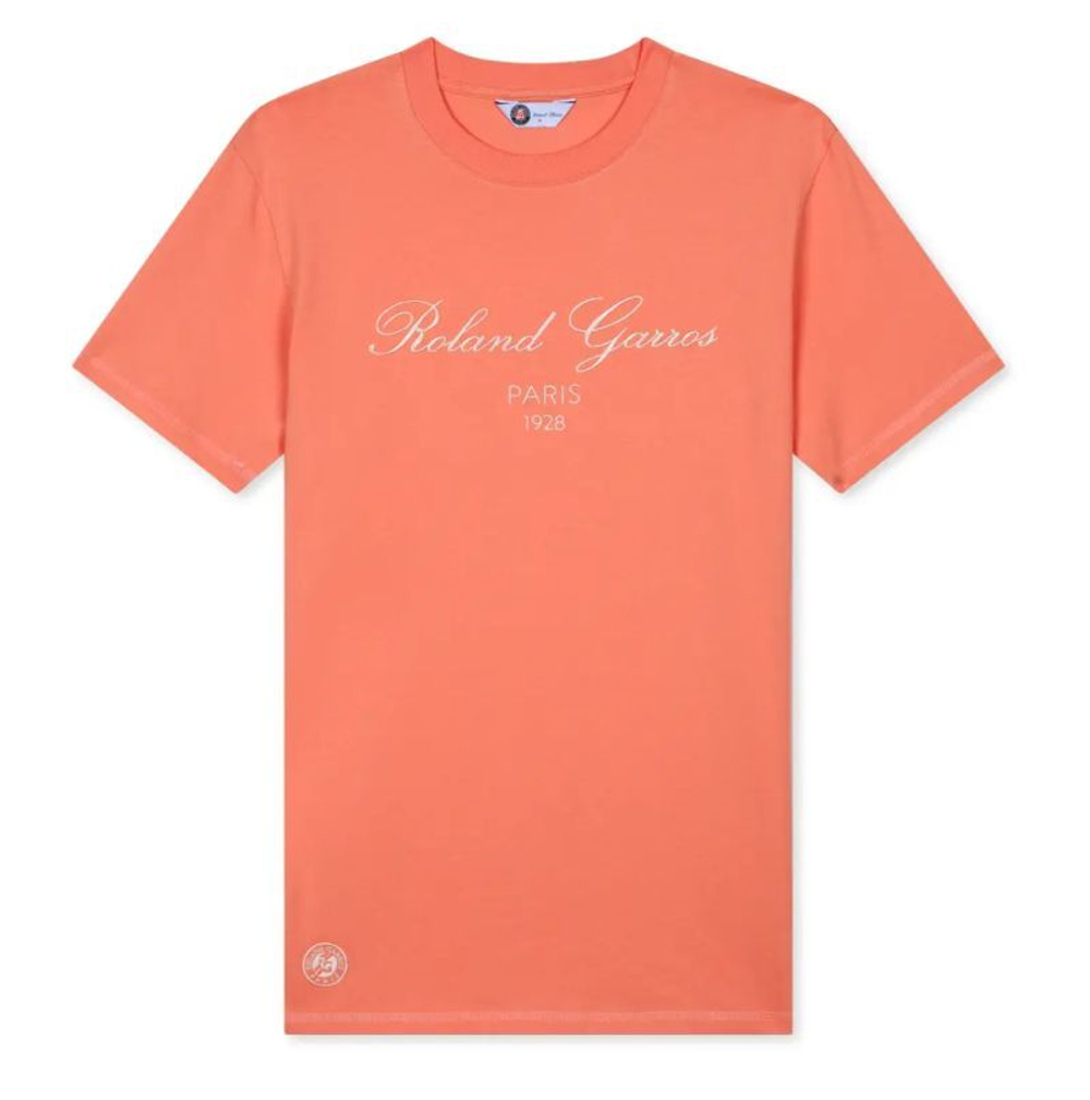 Теннисная футболка Roland Garros Sporty Chic Tiago - coral
