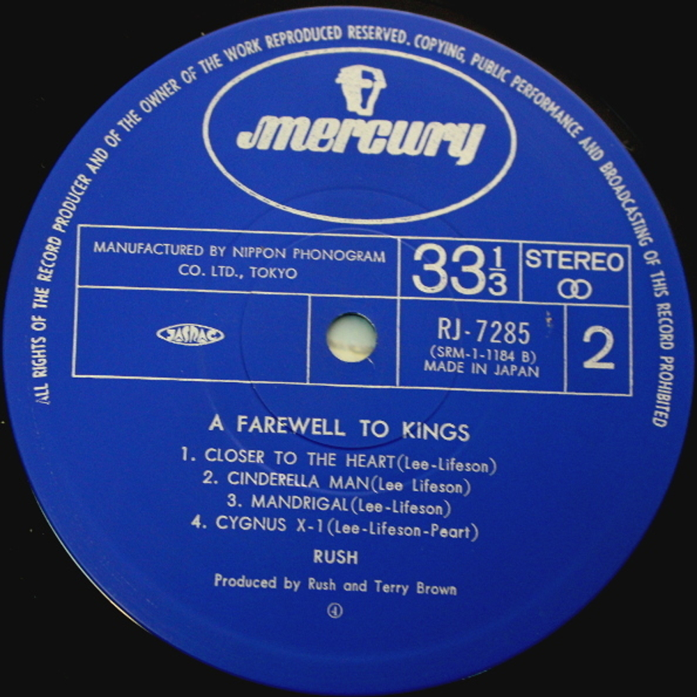 Rush / A Farewell To Kings (LP)