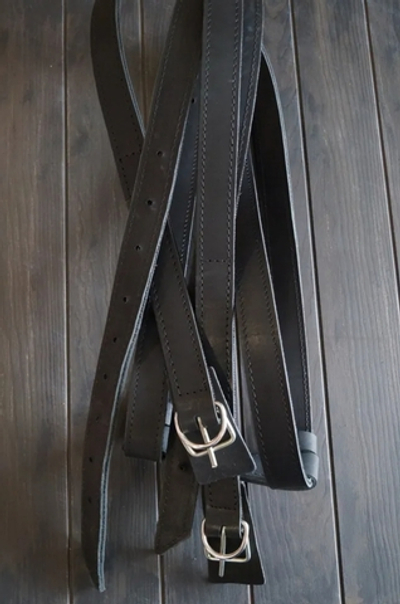 Подпруга усиленная, кожаная на всю длину для седла кавалерийского