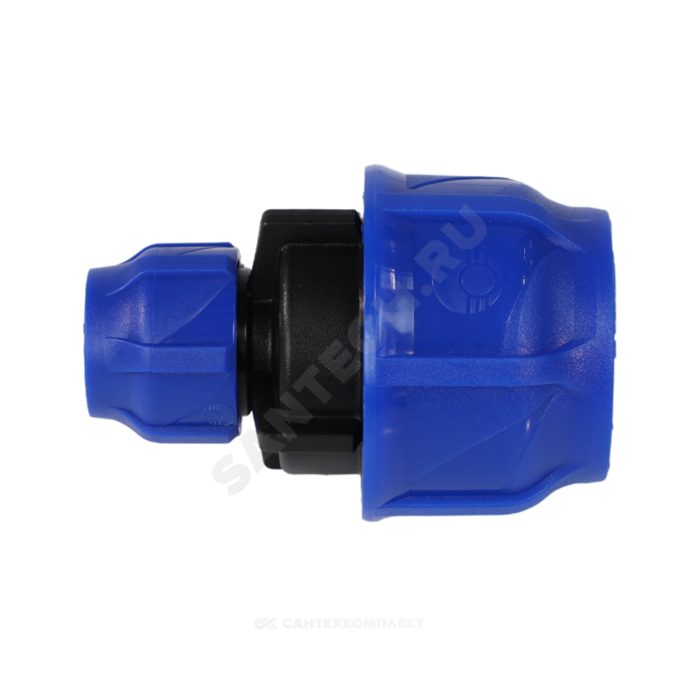 Муфта компрессионная ПЭ переходная Дн 40х20 Ру16 VALFEX 121001214020