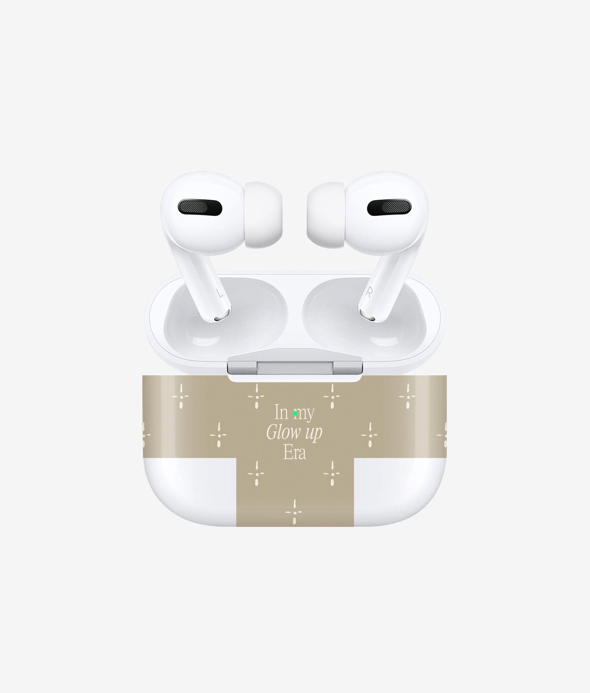Виниловая наклейка GLOW UP ERA для AirPods