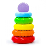 Пирамидка рельефная 16см. 5 колец (КНОПА)