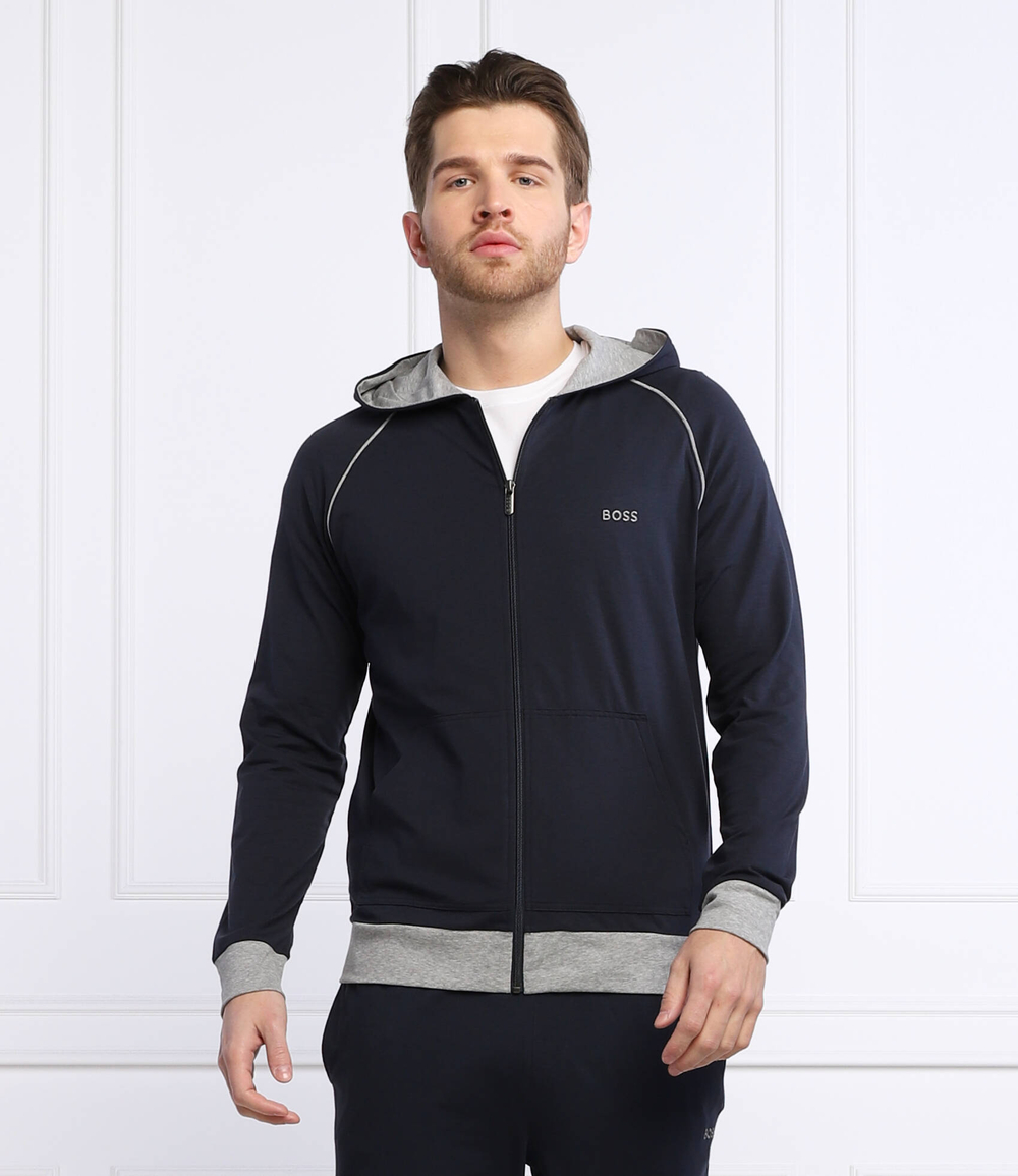 Худи Mix&Match Jacket H BOSS BLACK - темно-синий(50469540)