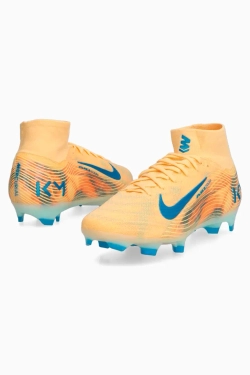 Бутсы Nike Zoom Mercurial Superfly 10 Elite Mbappe FG - оранжевый