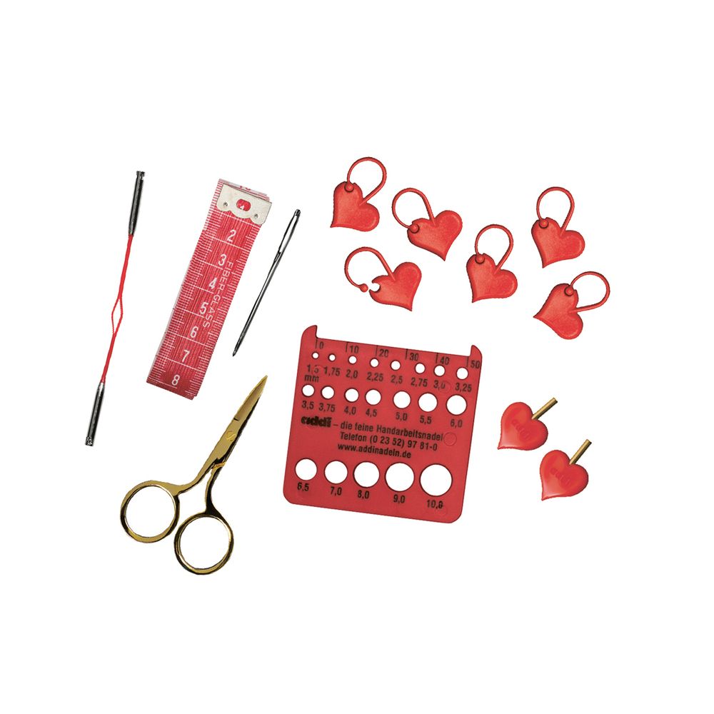 AddiClick by Woolly Hugs Набор круговых латунных спиц со сменными лесками