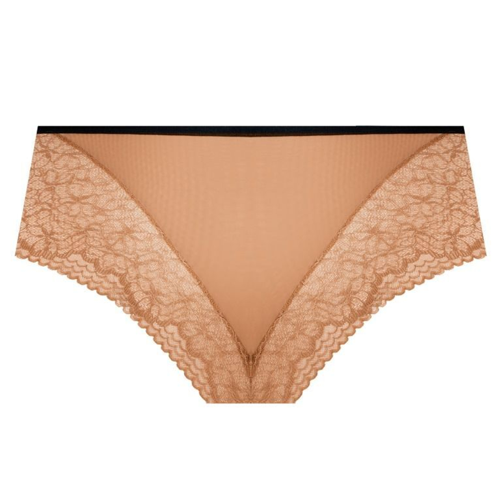 Трусики-слипы с высокой линией талии Elisabeth (Размер: XXL) (Цвет: карамель (темно-бежевый))