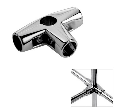 Соединитель для труб EDSON JOKER GT7 CHROME  (Z-025-039х2)