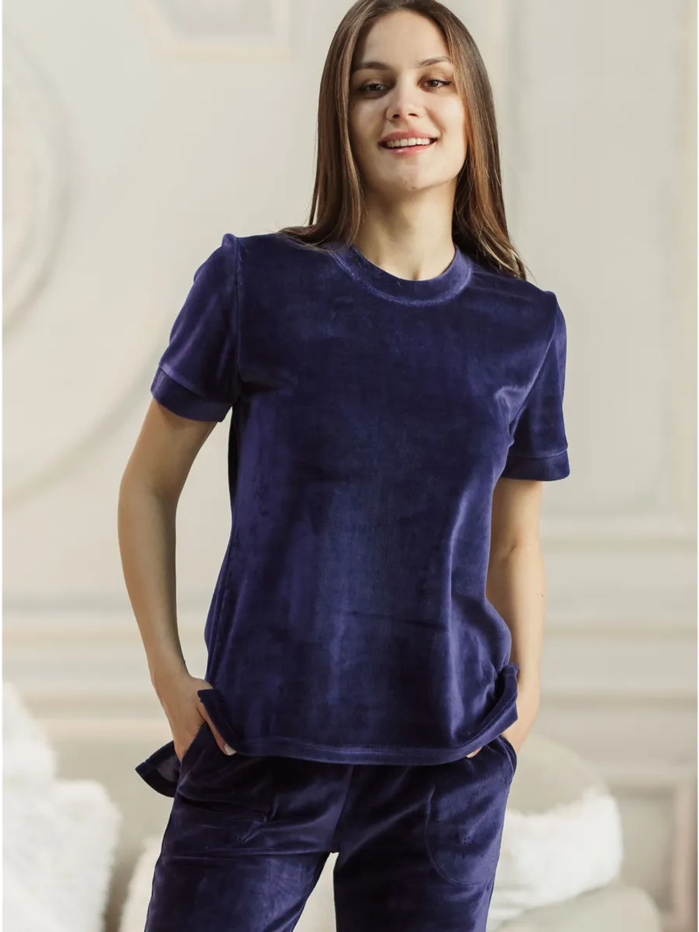 Костюм велюровый спортивный для дома