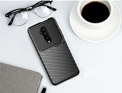 Чехол для OnePlus 7T Pro цвет Black (черный), серия Onyx от Caseport