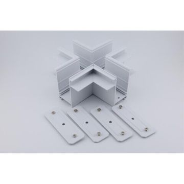 Трековый соединитель Х-образный APL.0285.10.04 белый Magnetic track 220 Aployt