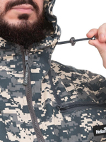 Костюм летний противомоскитный Helios Тайфун, серый пиксель, 60-62/182-188