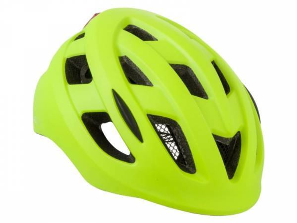 Шлем детский IN-MOLD с регулировкой,  размер S(48-52см), лайм, инд.уп.Vinca Sport VSH 25 full lime