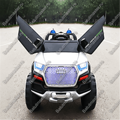Детский электромобиль "Audi" белый, стандартная комплектация