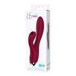 Бордовый вибратор-кролик 22см ToyFa L'roina Mion 561026