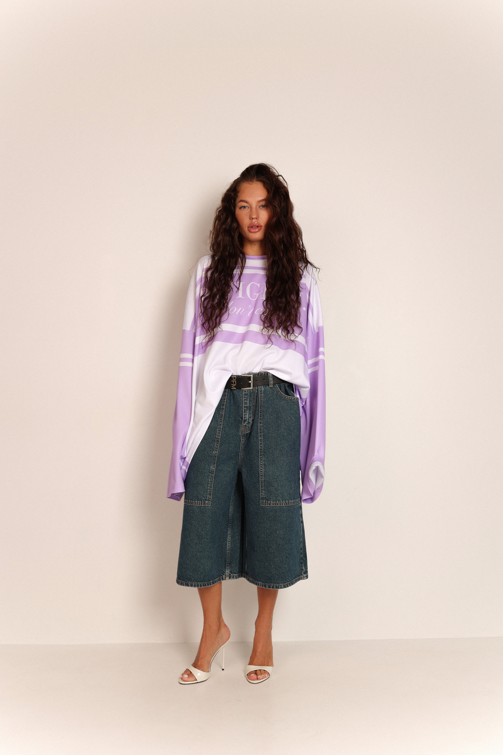 Бермуды из денима