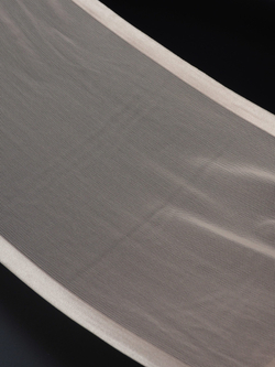 Эластичное кружево персиковое в сетку ширина 23 см