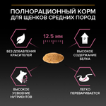 Сухой корм PRO PLAN SENSITIVE SKIN для щенков средних пород с чувствительной кожей лосось 12 кг