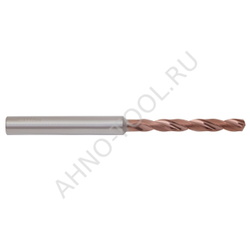 Сверло  3.9мм  твердосплавное 5D без подвода СОЖ. SP-X800050390 VHM AHNO по стали, чугуну, нерж. и ж