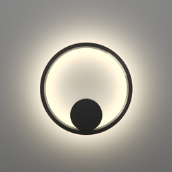 DK5060-BK Бра ORBIT, IP20, 3000К, LED, 10 Вт, черный матовый, алюминий