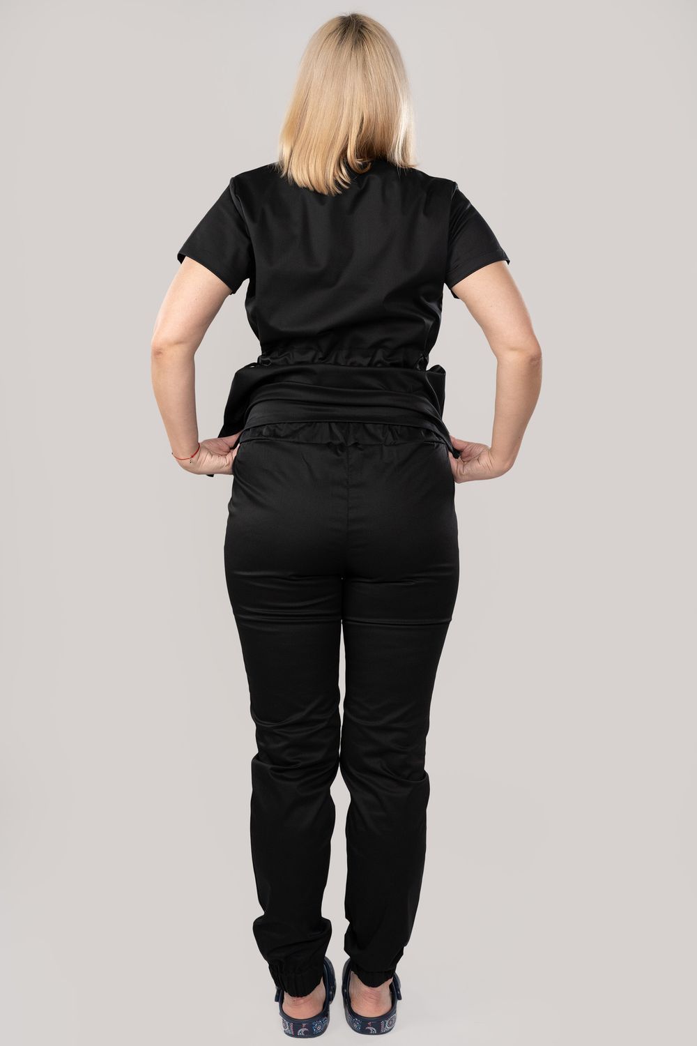 Костюм медицинский женский 386 ЧЕРНЫЙ