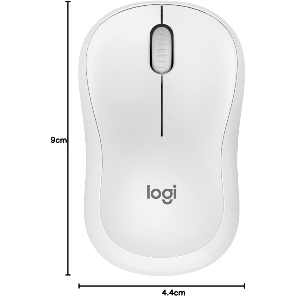Мышь Logitech M240 Silent, беспроводная Bluetooth, White