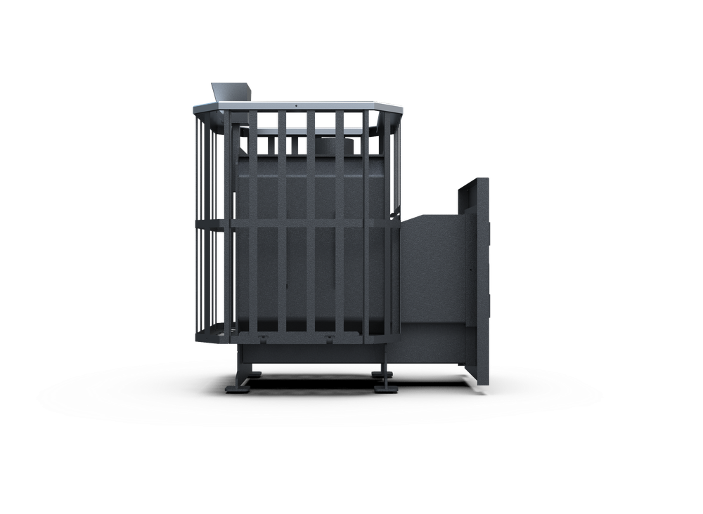 Банная печь Душа- 15 Сетка Высечка Закрытая Каменка