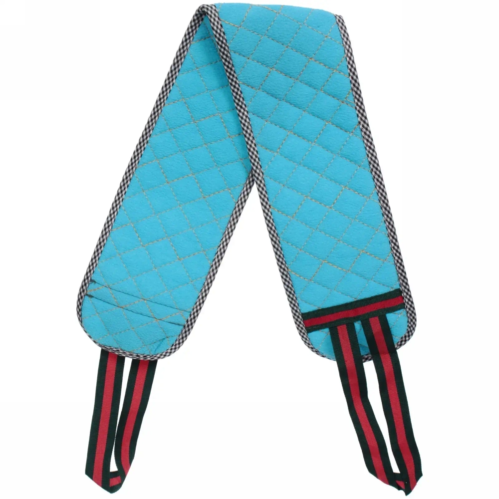 Мочалка для тела «Ultramarine - Тропикана», пилинг эффект, цвет голубой , 80*9,5 , Zip пакет