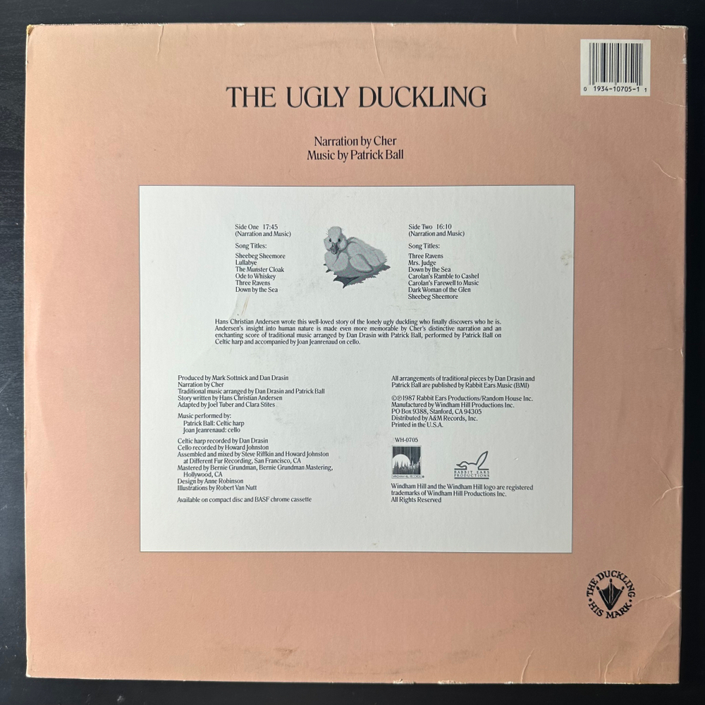 Hans Christian Andersen, Cher, Patrick Ball ‎– The Ugly Duckling (США 1987г.)