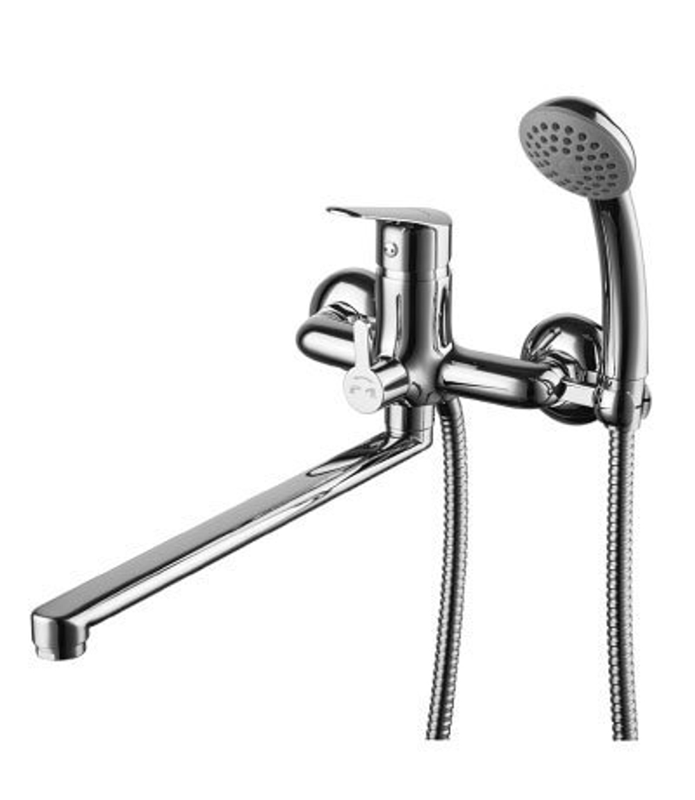 Смеситель универсальный с плоским поворотным изливом 300 мм LEMARK PARTNER – LM6551C